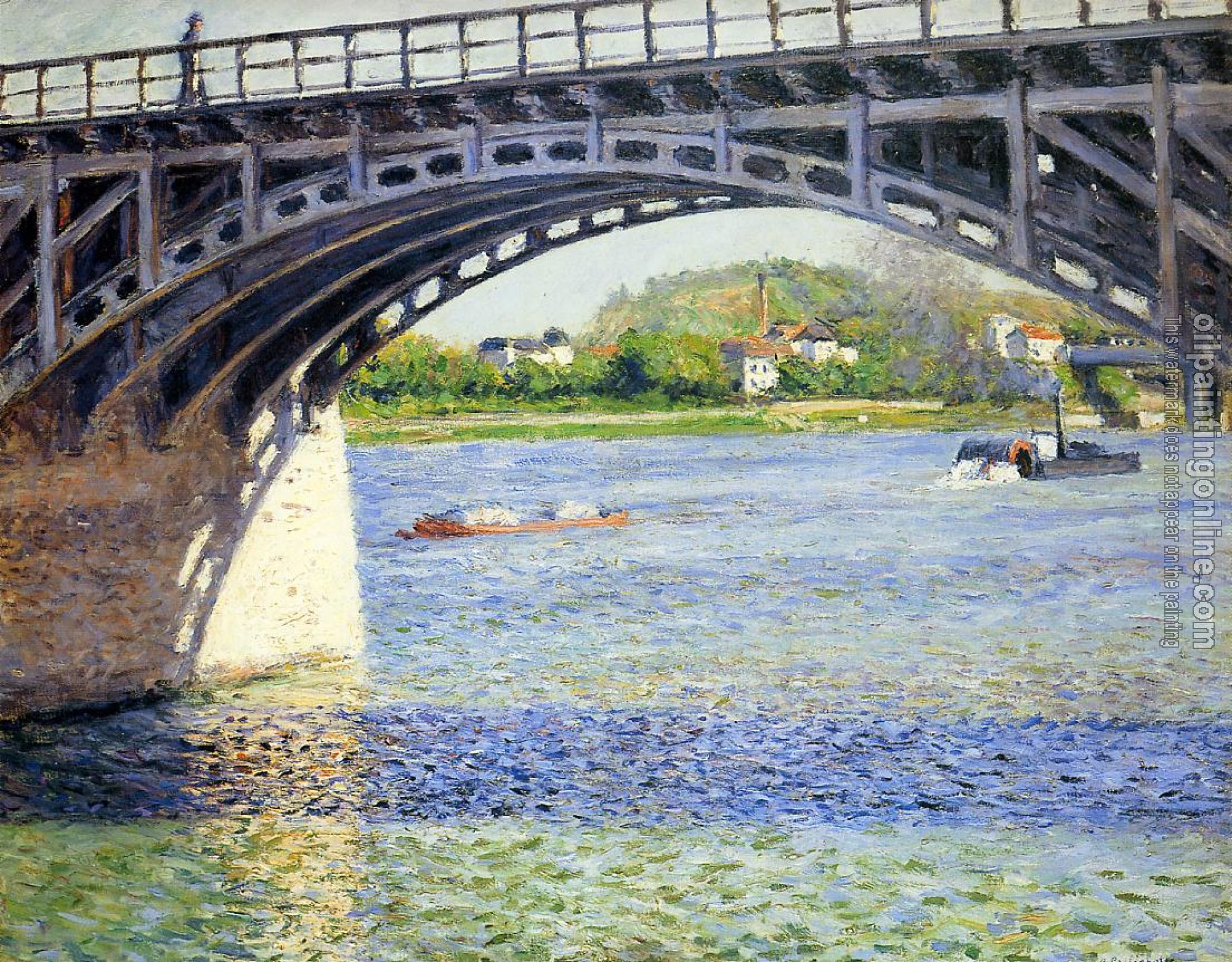 Gustave Caillebotte - The Argenteuil Bridge and the Seine